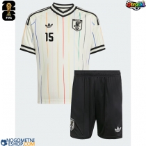 Otroški Nogometni dresi Japonska Daichi Kamada #15 Gostujoči SP 2026 Kratek Rokav (+ Kratke hlače)